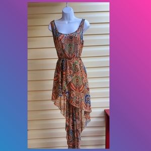 Sleeveless High-Low Dress